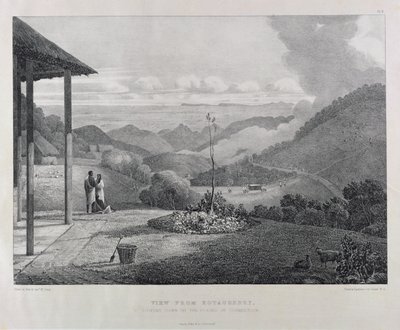 View from Kotagherry Looking Down the Plains of Coimbetoor, plate 2 from 